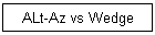 ALt-Az vs Wedge